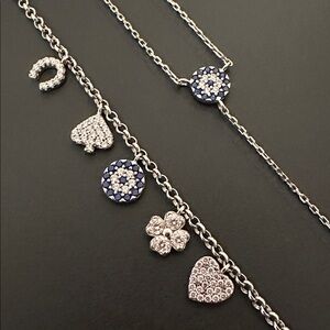 Stella Picciotto necklace and charm bracelet